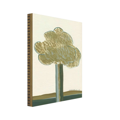 David Hockney, Gold-Framed Landscape No. 2, landscape within an ornate gold frame, canvas print, 50 × 70 cm (20 × 28 in)