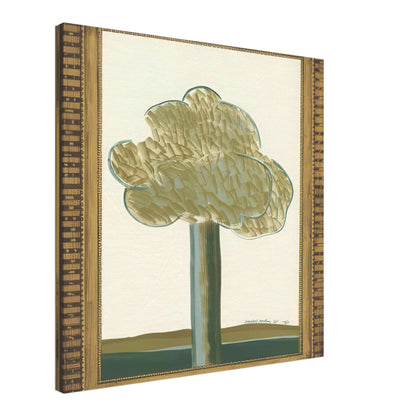 David Hockney, Gold-Framed Landscape No. 2, landscape within an ornate gold frame, canvas print, 60 × 90 cm (24 × 36 in)