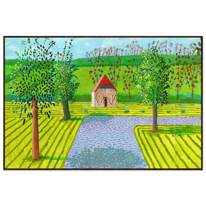 David Hockney A Year in Normandie framed art print