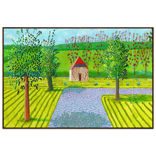 David Hockney A Year in Normandie framed art print