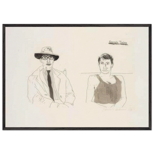 Kasmin Twice by David Hockney 