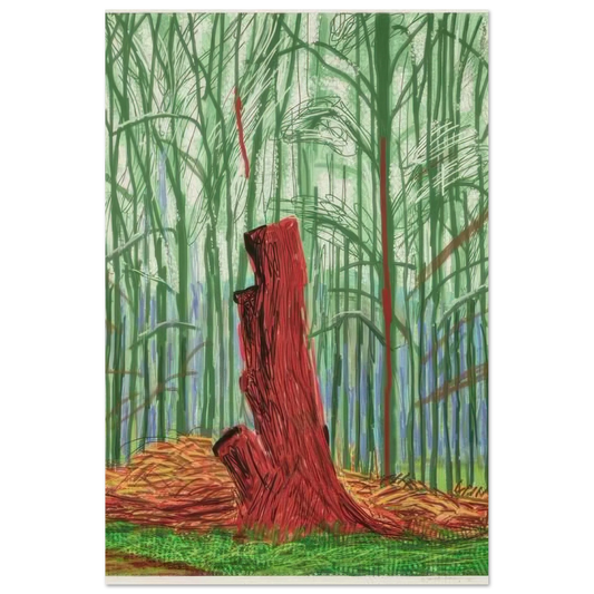 Deux (Second Part) by David Hockney Poster