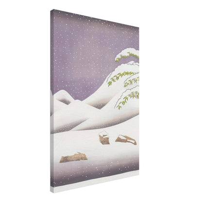 David Hockney, Snow, rolling snowy hills and snow-covered branches, canvas print, 70 × 100 cm (28 × 40 in)