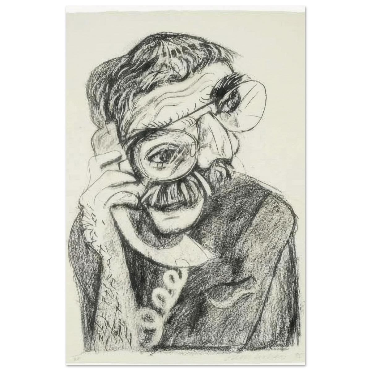 An Image Of Ken by David Hockney Poster
