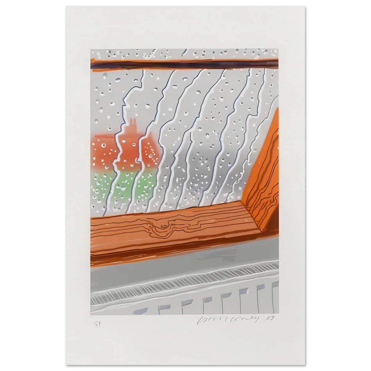 Rain On The Studio Window 