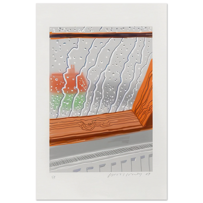 Rain On The Studio Window 