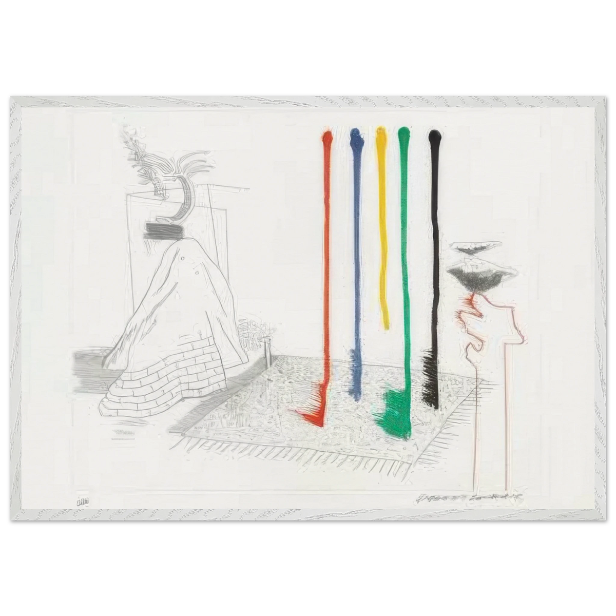 I Say They Are by David Hockney Framed Art Print