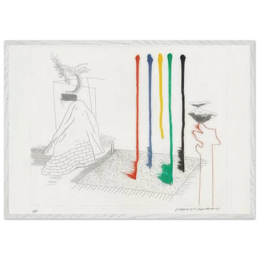 I Say They Are by David Hockney Framed Art Print