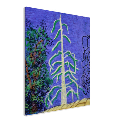David Hockney, The Yosemite Suite, Yosemite mountains and lush green forests, canvas print, 45 × 60 cm (18 × 24 in)