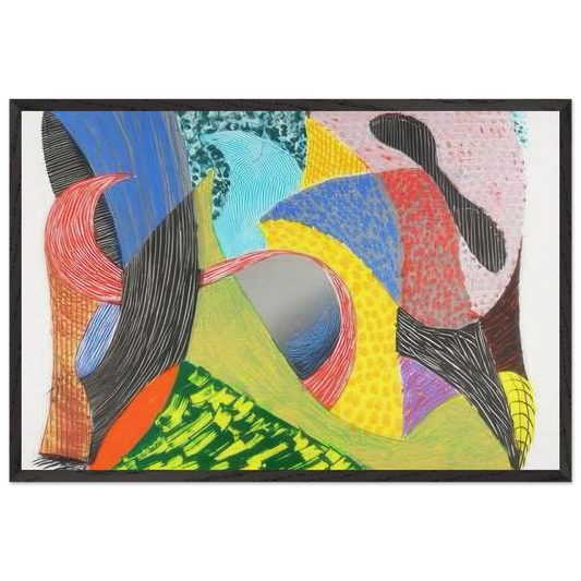 Going Out by David Hockney Framed Art Print