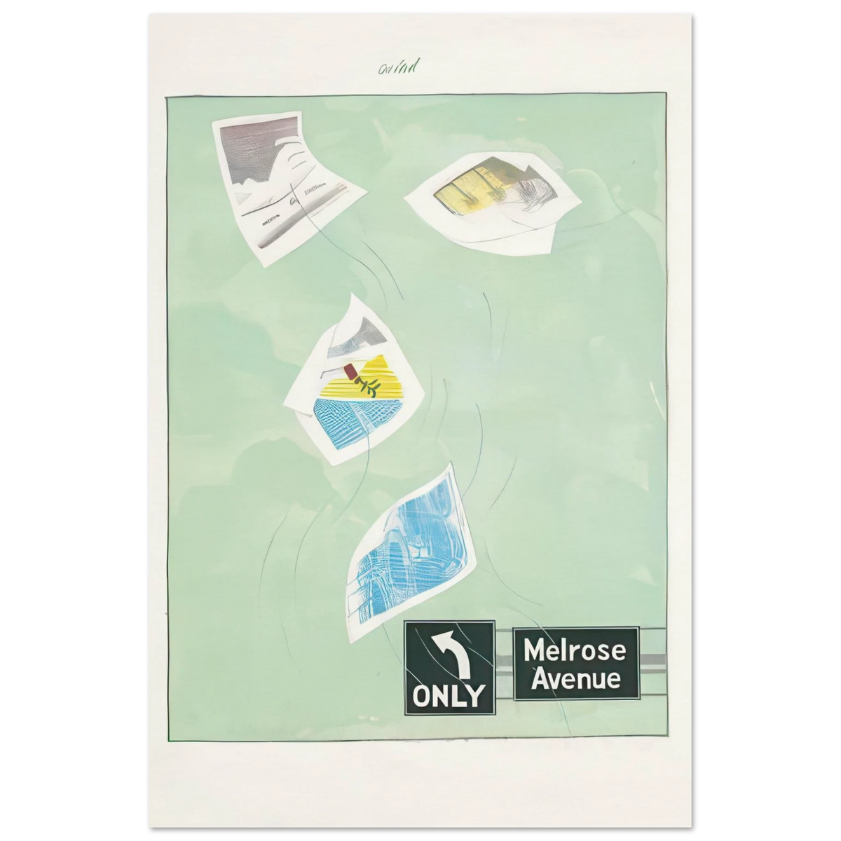 Wind by David Hockney Poster