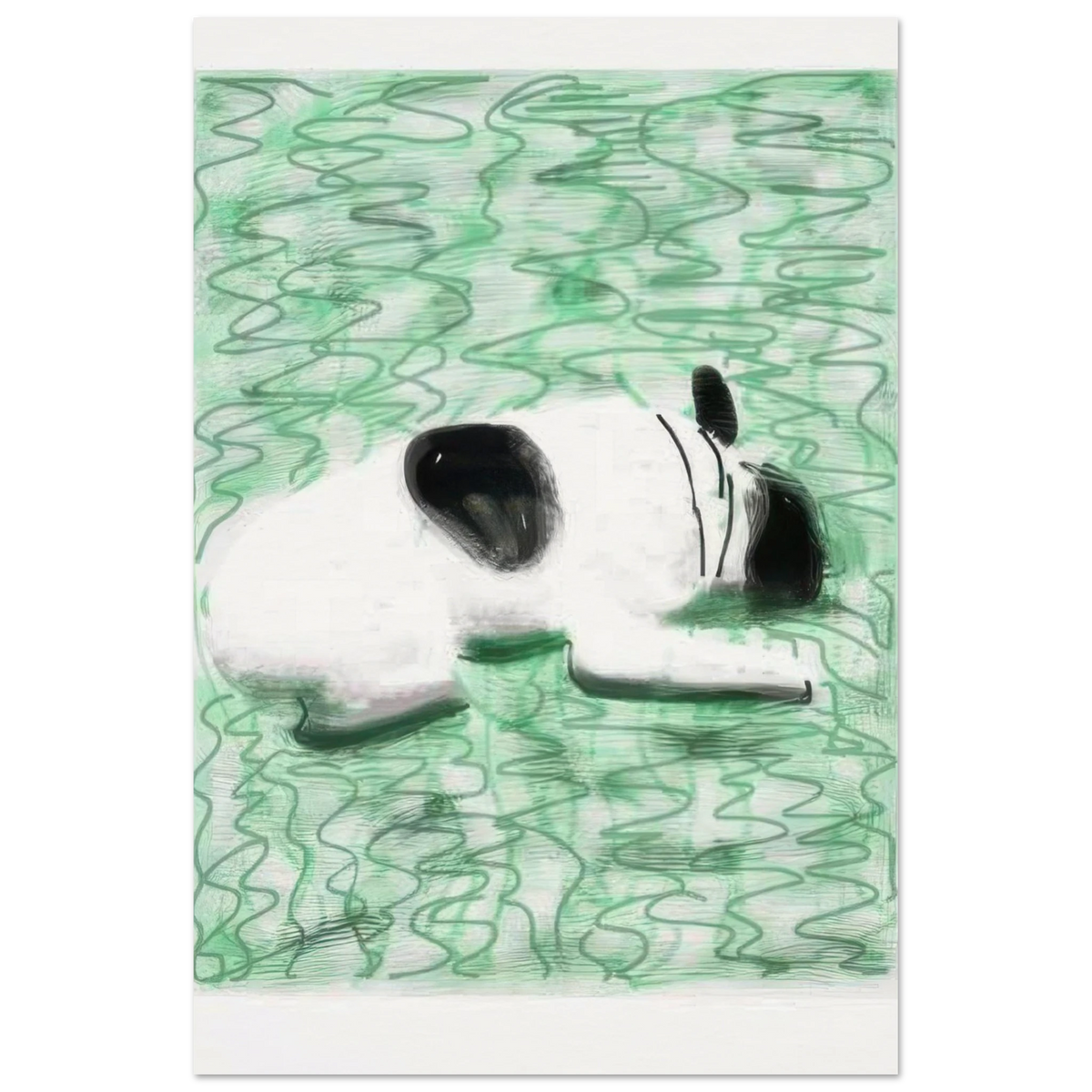Untitled No. 456 by David Hockney Poster