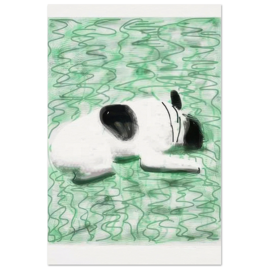 Untitled No. 456 by David Hockney Poster