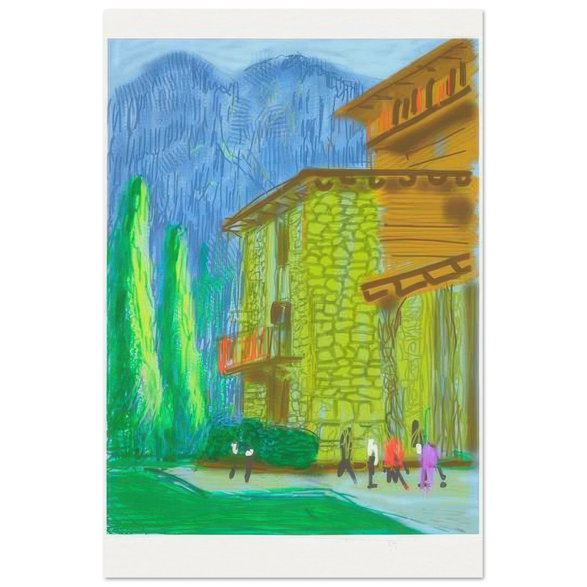 The Yosemite Suite 1  by David Hockney Poster
