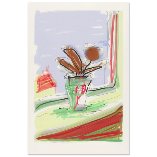 My Bedroom Window by David Hockney Poster