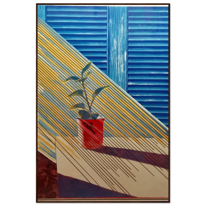 David Hockney Sun Weather Series framed art print