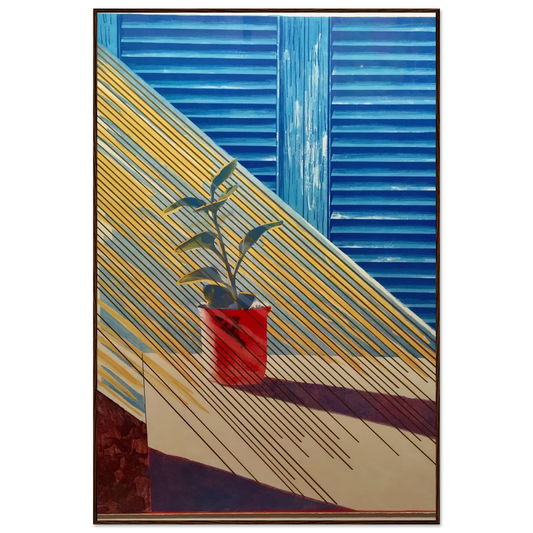 David Hockney Sun Weather Series framed art print