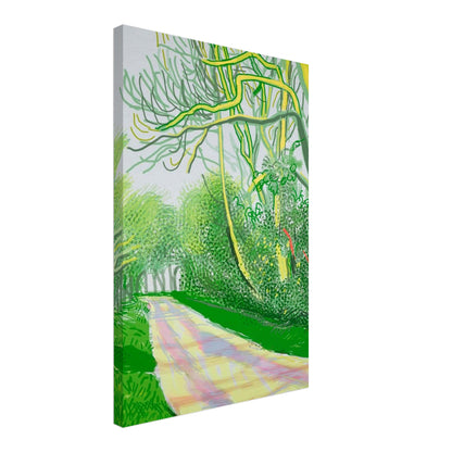 David Hockney, David Hockney Canvas Wall Art, textured canvas wall art, canvas print, 50 × 70 cm (20 × 28 in)