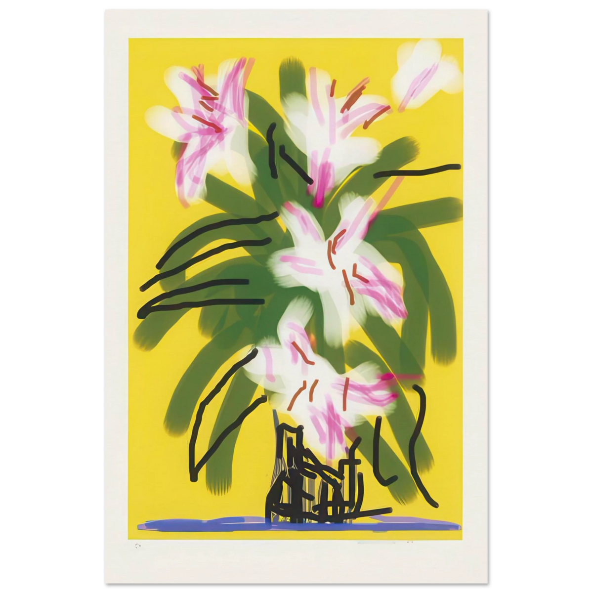 Untitled No. 121 by David Hockney Poster