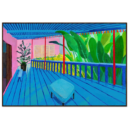David Hockney The Road to York Through Sledmere framed art print
