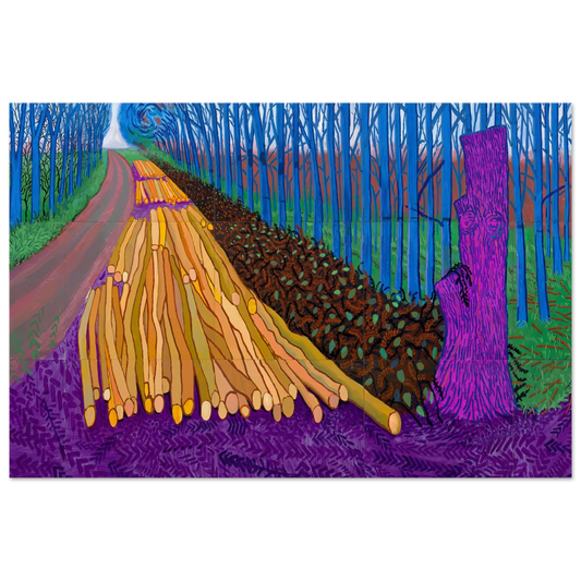 David Hockney Winter Timber poster