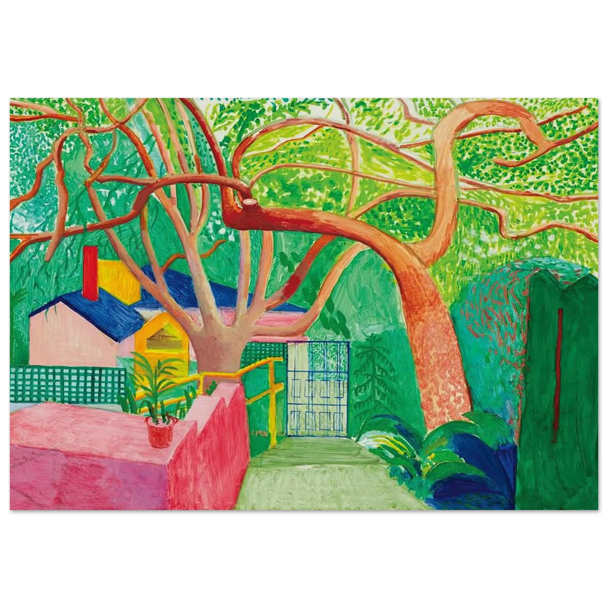 David Hockney The Gate 2000 poster