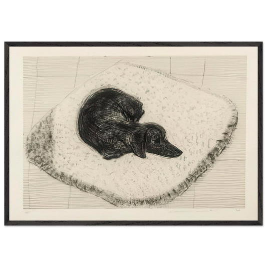 Dog Etching No. 12 by David Hockney