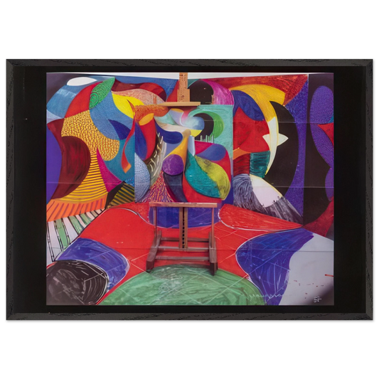 Painted Environment I - Signed Print by David Hockney