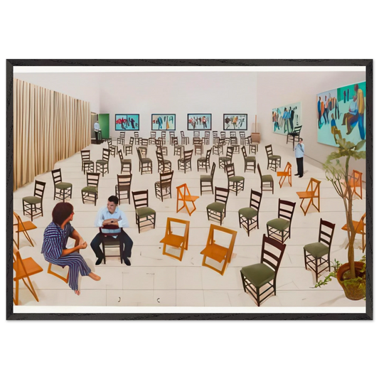 The Chairs by David Hockney 70x100 cm / 28x40″