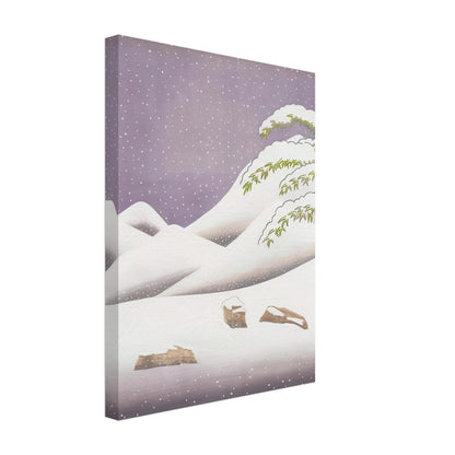 David Hockney, Snow, rolling snowy hills and snow-covered branches, canvas print, 50 × 70 cm (20 × 28 in)