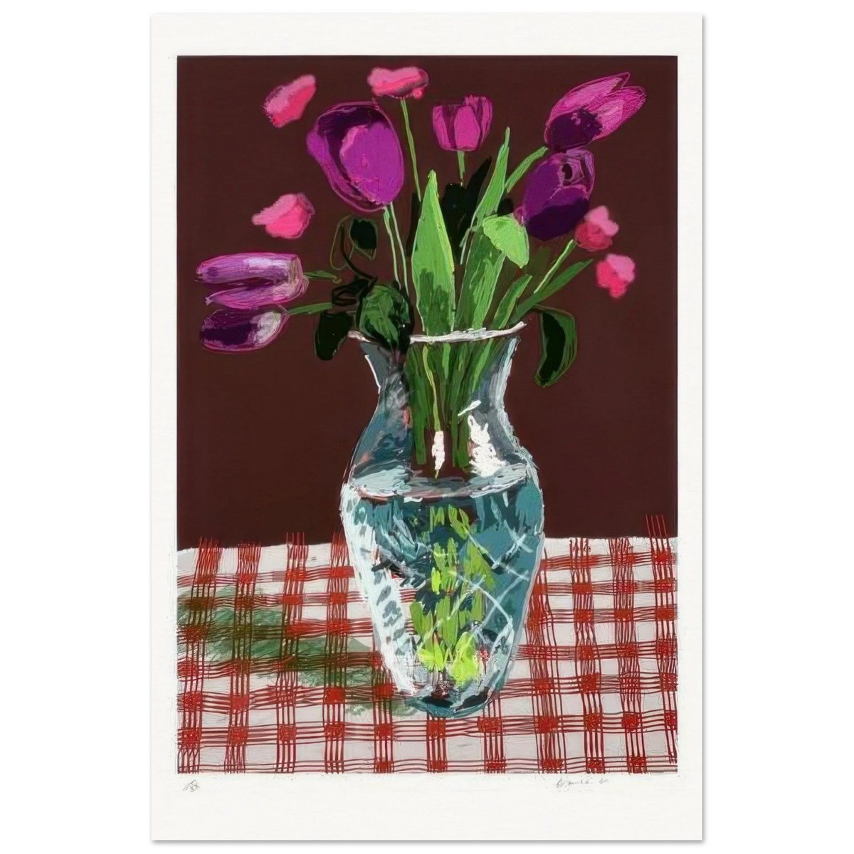 david hockney flowers