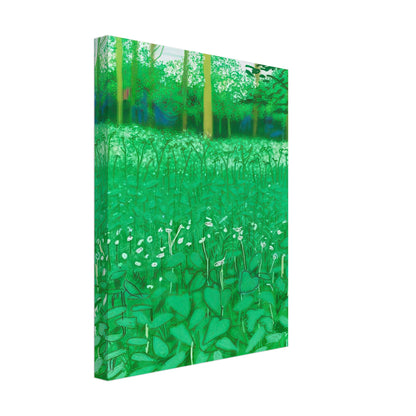 David Hockney, The Arrival of Spring (15 March), woodland path and budding trees, canvas print, 40 × 60 cm (16 × 24 in)