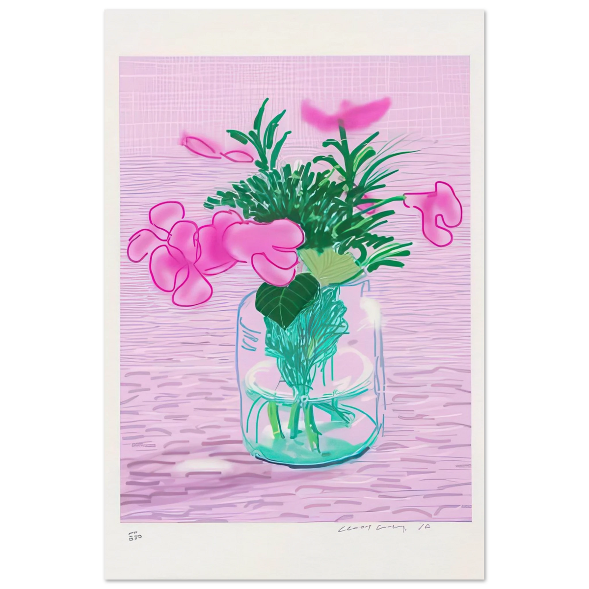 Untitled No. 329, from A Bigger Book Art Edition A - Signed Print by David Hockney Poster