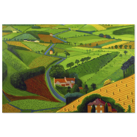 David Hockney The Road Across the Wolds poster