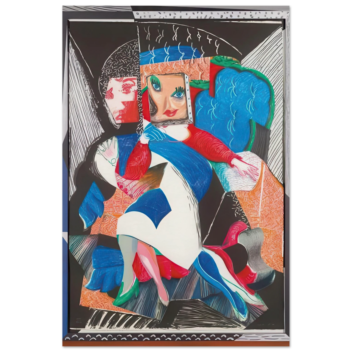 An Image Of Celia - Signed Print by David Hockney Poster