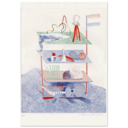 Serenade by David Hockney Poster