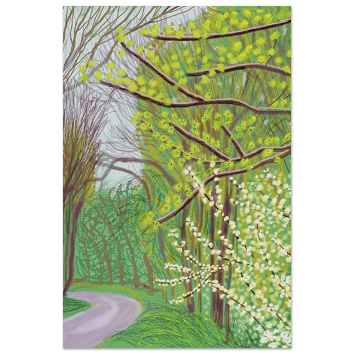 David Hockney Auction Results and Upcoming Sales Poster