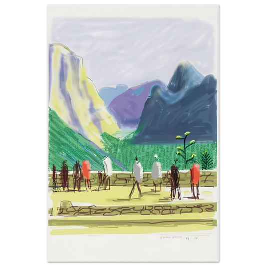 The Yosemite Suite 15 - Signed Print by David Hockney poster