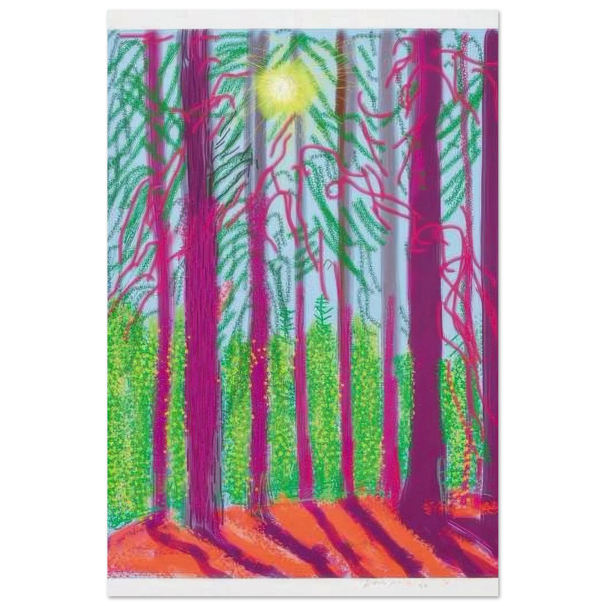 The Yosemite Suite by David Hockney Poster