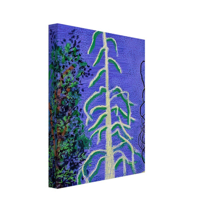 David Hockney, The Yosemite Suite, Yosemite mountains and lush green forests, canvas print, 40 × 50 cm (16 × 20 in)