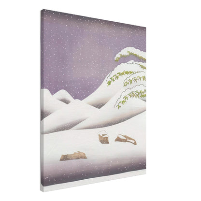 David Hockney, Snow, rolling snowy hills and snow-covered branches, canvas print, 45 × 60 cm (18 × 24 in)