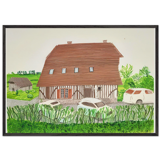 In Front Of House Looking South - Signed Print by David Hockney