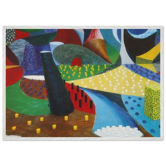 Second Detail, Snails Space, March 25th 1995 by David Hockney Framed Art Print