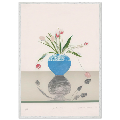 Pretty Tulips by David Hockney Framed Art Print