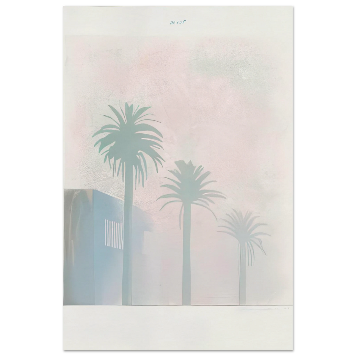 Mist - Signed Print by David Hockney Poster