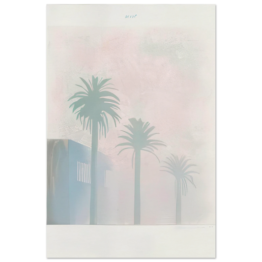 Mist - Signed Print by David Hockney Poster