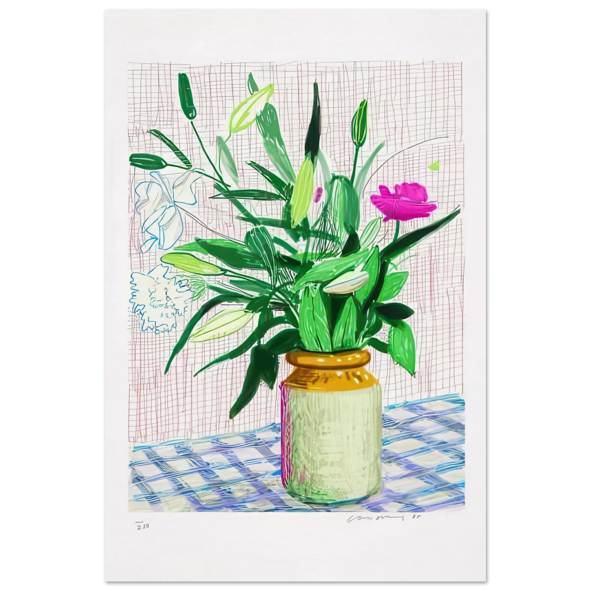 Untitled No. 516, from A Bigger Book Art Edition D by David Hockney Poster